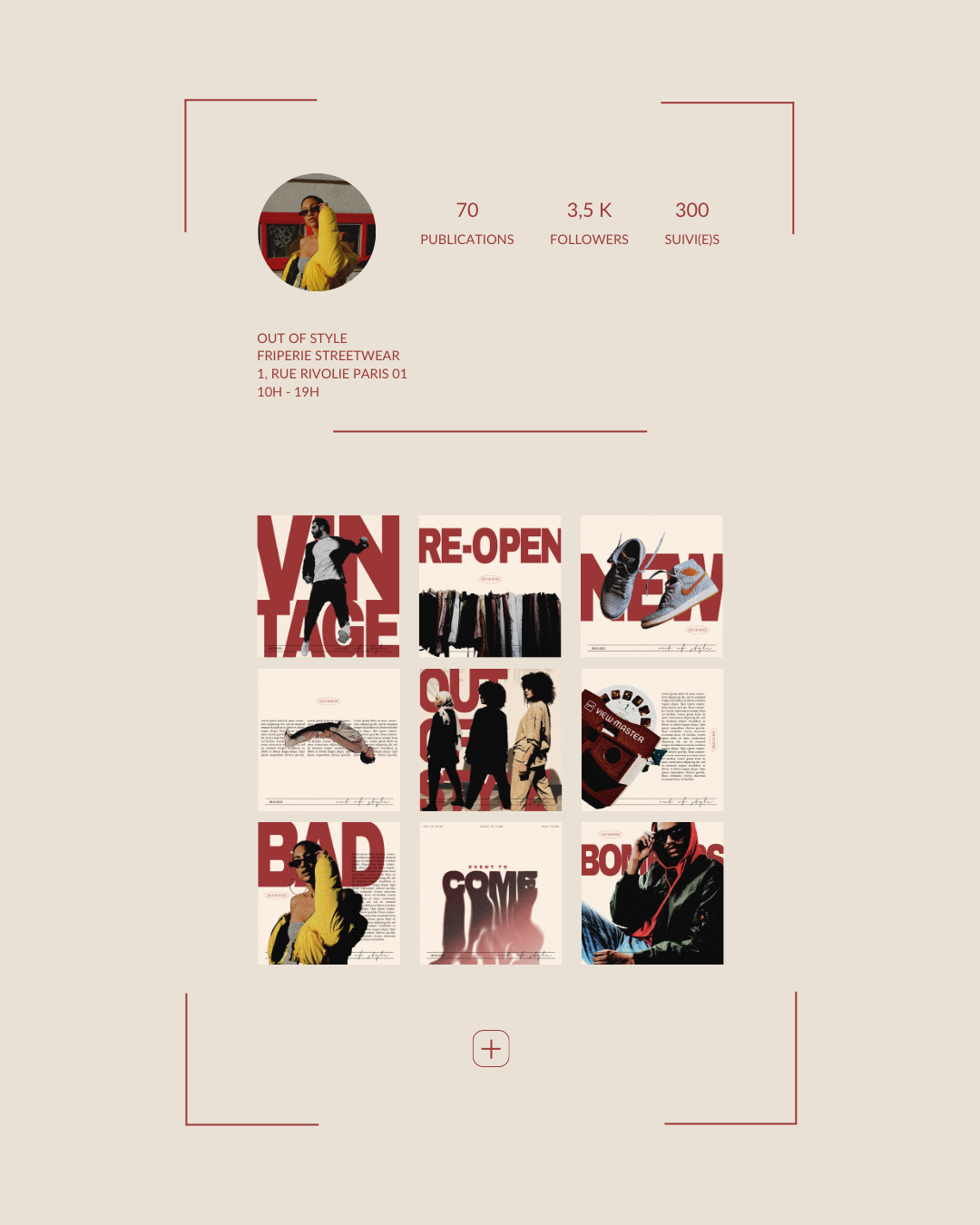 Portfolio - Out Of Style - Feed Instagram